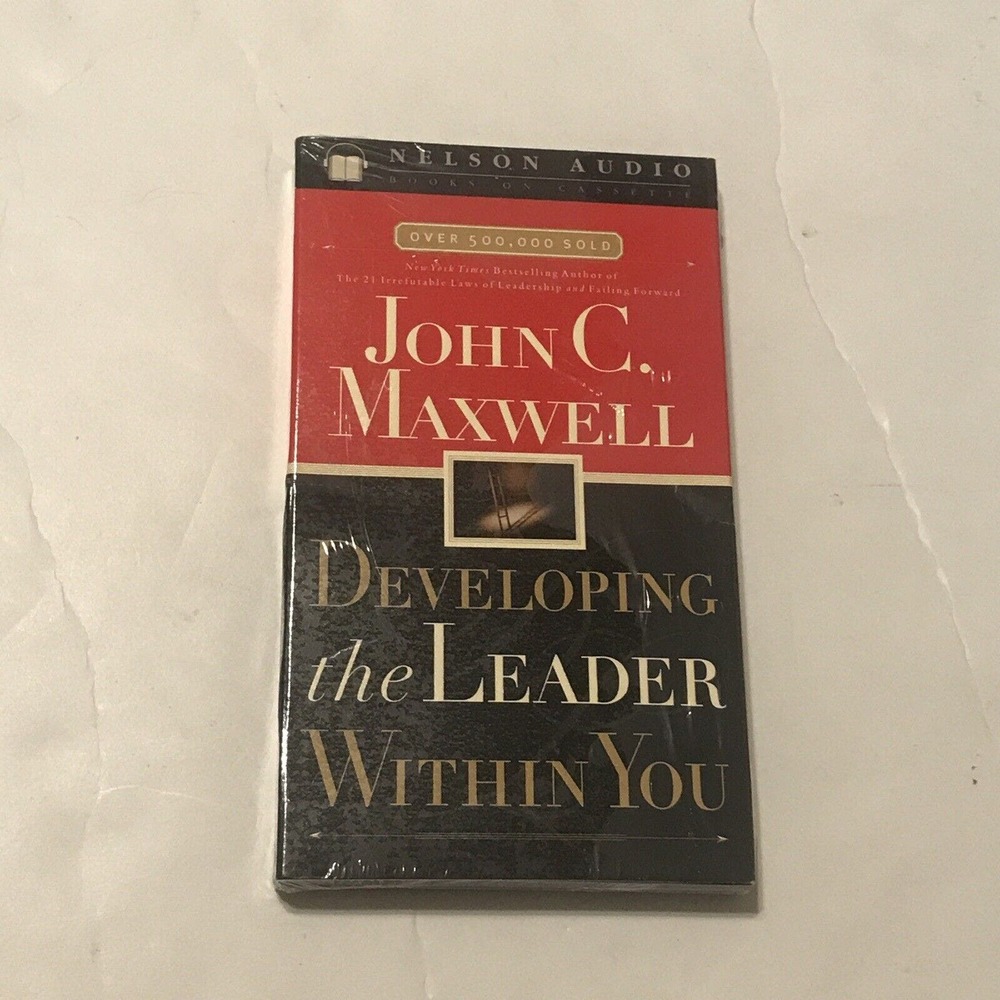 Developing The Leader Within You Audiobook Cassettes By John C. Maxwell New 3797